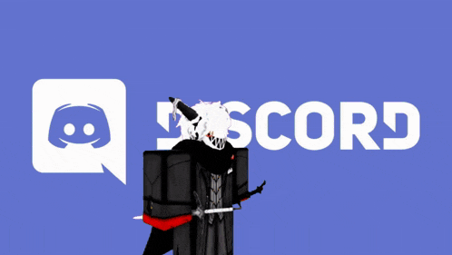 a blue background with the word discord written in white