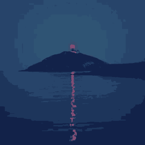 a lighthouse on top of a hill overlooking the ocean