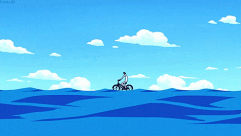 Biking One Piece GIF - Biking One Piece Sea GIFs