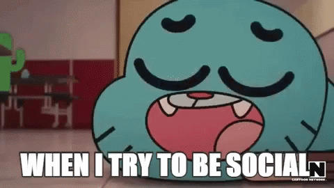 Gumball When I Try To Be Social GIF - Gumball When I Try To Be Social GIFs