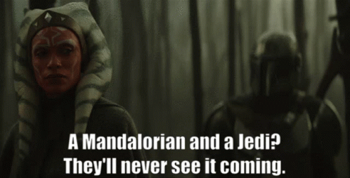 The Mandalorian Jedi GIF - The Mandalorian Jedi Theyll Never See It Coming GIFs