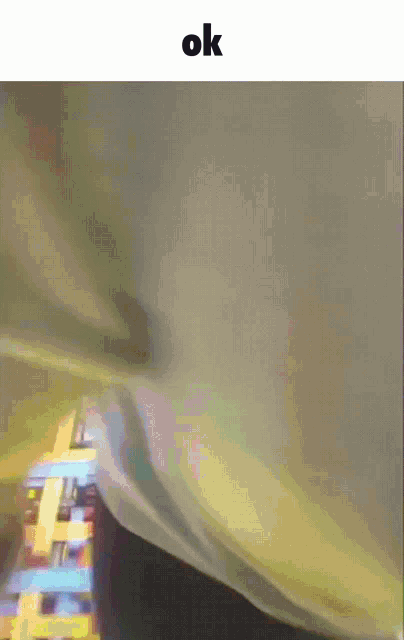 a screen shot of a person 's butt with the word ok below it