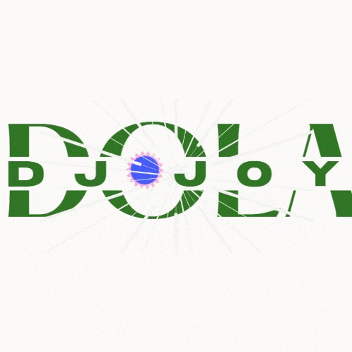 the word joy is written in green letters on a white background .
