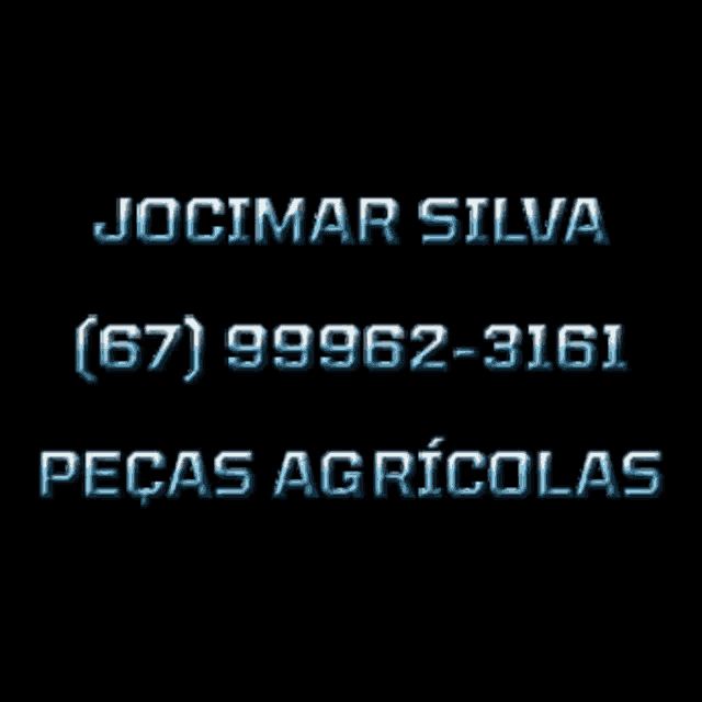 a black background with the name jocimar silva written on it
