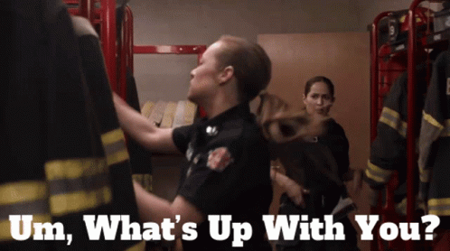 Station19 Andy Herrera GIF - Station19 Andy Herrera Um Whats Up With You GIFs
