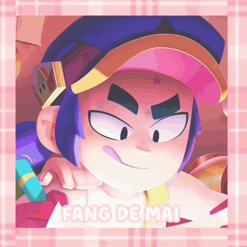 a cartoon character with the name fang de mai