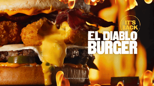 Carls Jr El Diablo Burger GIF - Carls Jr El Diablo Burger Burger GIFs