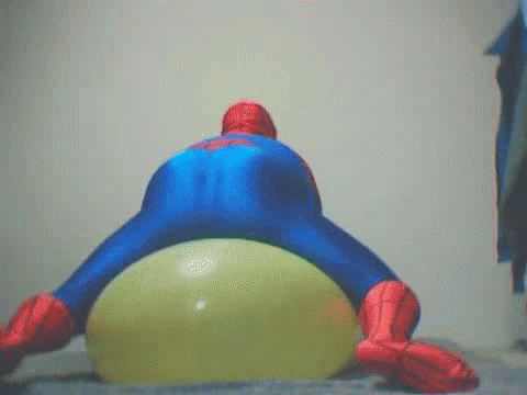 Spiderman Bounce GIF - Spiderman Bounce Twerk GIFs