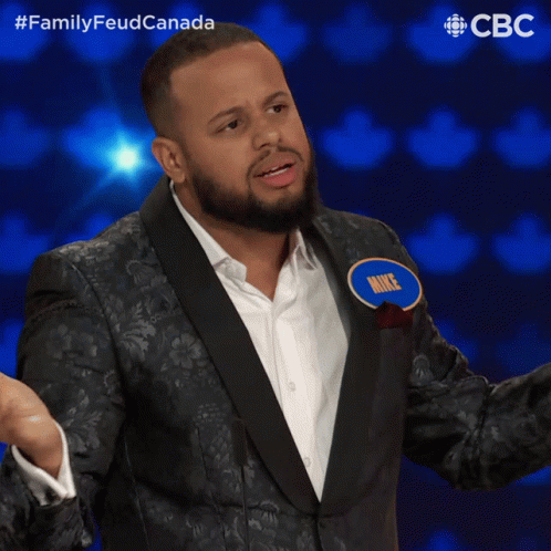Why Not Family Feud Canada GIF - Why Not Family Feud Canada I Dont See Why Not GIFs
