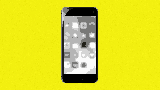 a phone with a tie icon on it