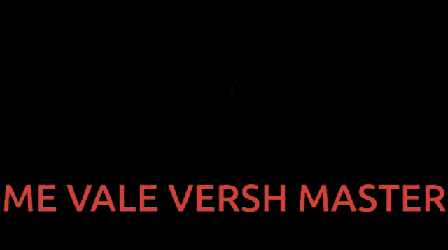 a cartoon of a man with a mask and the words me vale versh master on the bottom