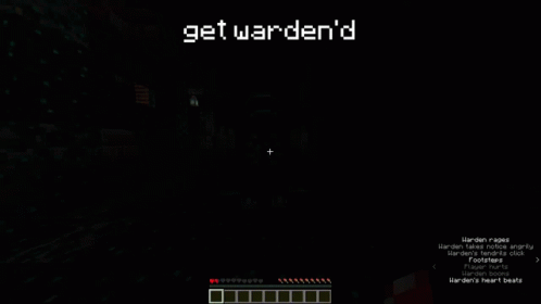 Minecraft Get Wardend GIF - Minecraft Get Wardend GIFs