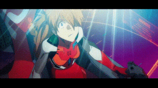 a girl in a red suit is sitting in a chair in a room .