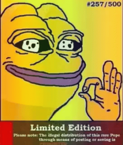 Pepe Rare GIF - Pepe Rare Limited Edition GIFs