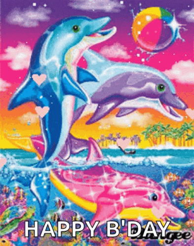 Dolphin Color GIF - Dolphin Color Hearts GIFs
