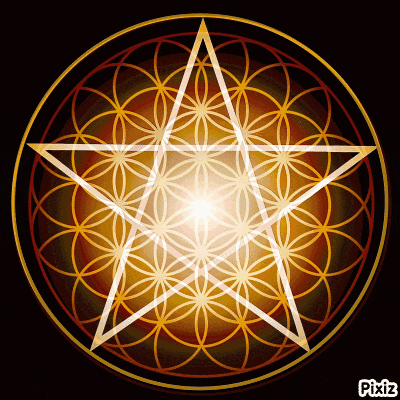 a glowing star in a circle with pixiz on the bottom right