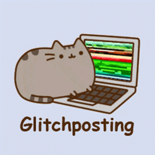 Glitched Pusheen GIF - Glitched Pusheen Pusheen The Cat GIFs