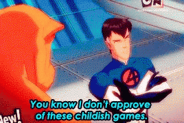 Fantastic Four Childish Games GIF - Fantastic Four Childish Games Marvel GIFs