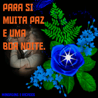 para si muita paz e uma boa noite is written on a picture