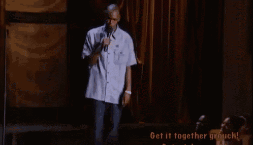 Get A Job Grouch GIF - Chappelle Grouch GIFs