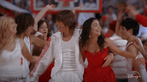 We Are All In This Together Troy Bolton GIF - We Are All In This Together Troy Bolton Gabriella Montez GIFs