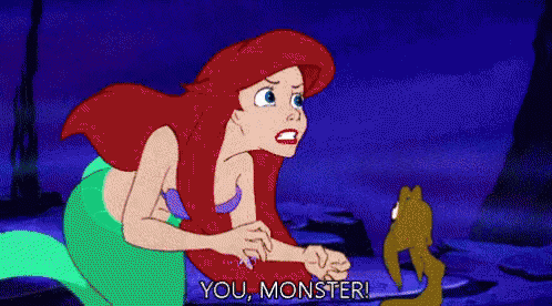 Monster Little Mermaid GIF - Monster Little Mermaid Mad GIFs