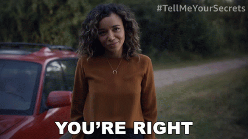 Youre Right Lisa Guillory GIF - Youre Right Lisa Guillory Tell Me Your Secrets GIFs