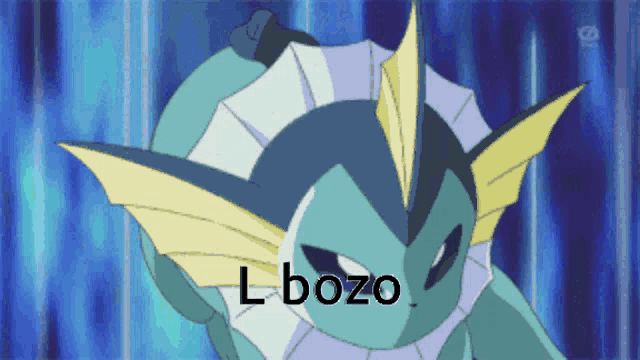 a cartoon character with the word l bozo on the bottom