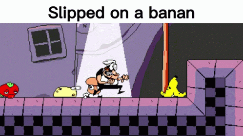 Pizza Tower Slipped On A Banan GIF - Pizza Tower Slipped On A Banan GIFs