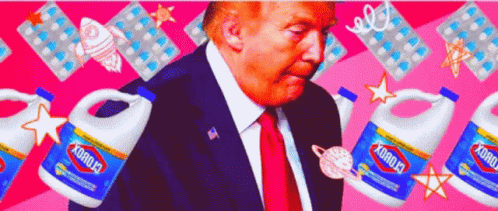 Trump Bleach GIF - Trump Bleach Dumb GIFs