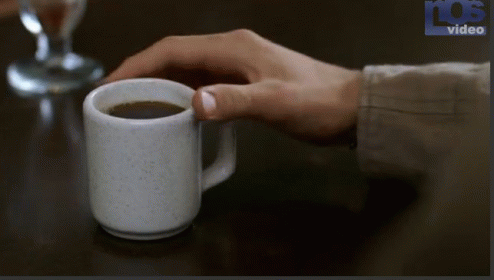 'How Was That Any Luck?' GIF - Supernatural Coffee Hot Coffee GIFs