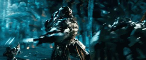 Chopping Things Up GIF - Megatron Fight Transformers GIFs