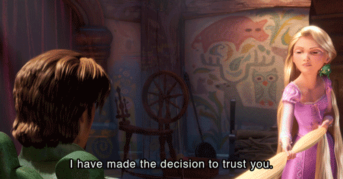 10. I Have Trust Issues. GIF - Tangled Flynn Rapunzel GIFs