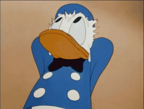 Getting Nervous GIF - Nervous Donaldduck Dontworry GIFs