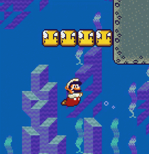 Mario GIF - Mario Under Water Level GIFs