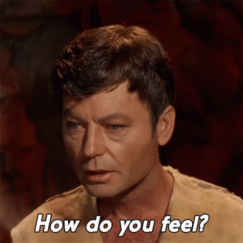 How Do You Feel Dr Leonard Mccoy GIF - How Do You Feel Dr Leonard Mccoy Star Trek GIFs