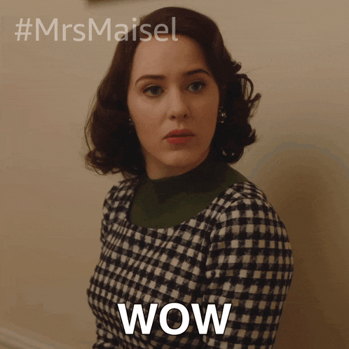 Wow I Did Not Think Of That Miriam Maisel GIF - Wow I Did Not Think Of That Miriam Maisel Rachel Brosnahan GIFs