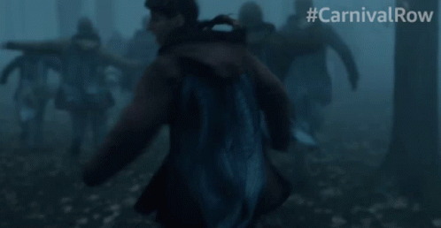 Escaping Carnival Row GIF - Escaping Carnival Row Running Away GIFs