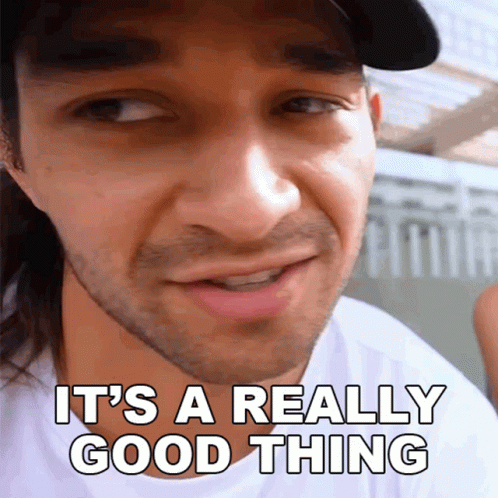 Its A Really Good Thing Wil Dasovich GIF - Its A Really Good Thing Wil Dasovich Wil Dasovich Vlogs GIFs