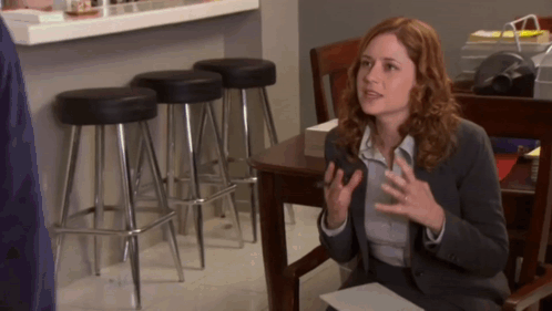 Pam Beesly That Seems Impossible GIF - Pam Beesly That Seems Impossible Jenna Fischer GIFs