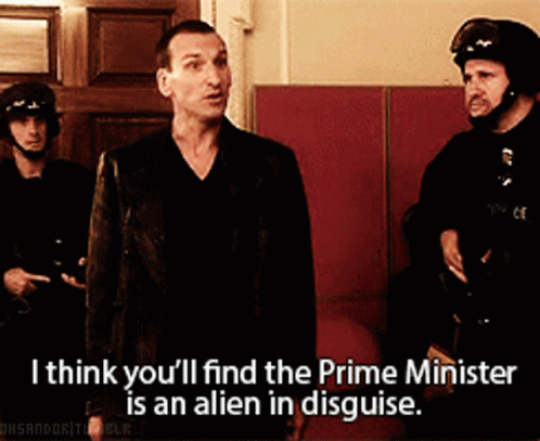 Dr Who Prime Minister GIF