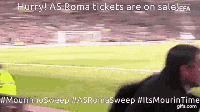 As Roma Sweep Mourinho Sweep GIF - As Roma Sweep Mourinho Sweep Jose Mourinho GIFs