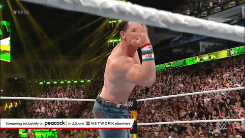 a wrestling match is being streamed on peacock in the us