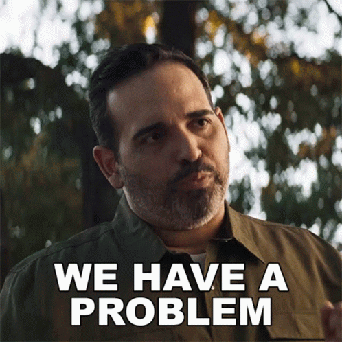 We Have A Problem Joel GIF - We Have A Problem Joel Family Camp GIFs