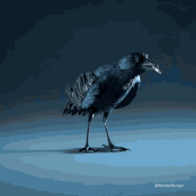 Crow Smorkin GIF - Crow Smorkin Dat GIFs