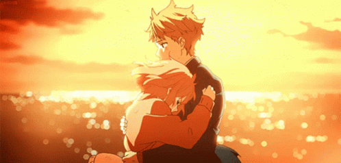 Crying Anime Kyoukai No Kanata Hug GIF - Crying Anime Kyoukai No Kanata Hug Hugging Anime GIFs