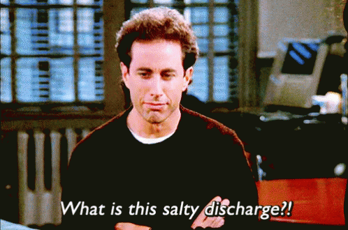 Salty Discharge - Salty GIF - Seinfeld Jerry Seinfeld What Is This Salty Discharge GIFs