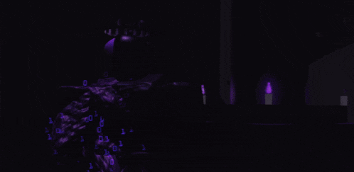 a purple and black background with a purple light coming out of it