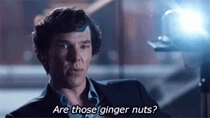 Benedict Cumberbatch Gnuts GIF - Benedict Cumberbatch Gnuts Are Those Ginger Nuts GIFs