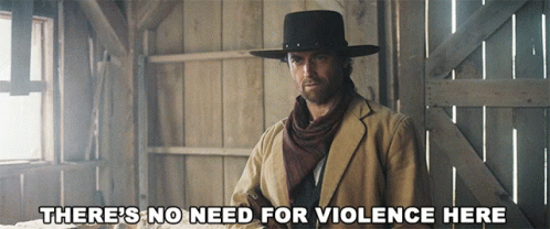 Theres No Need For Violence Here Jericho Ford GIF - Theres No Need For Violence Here Jericho Ford Apache Junction GIFs